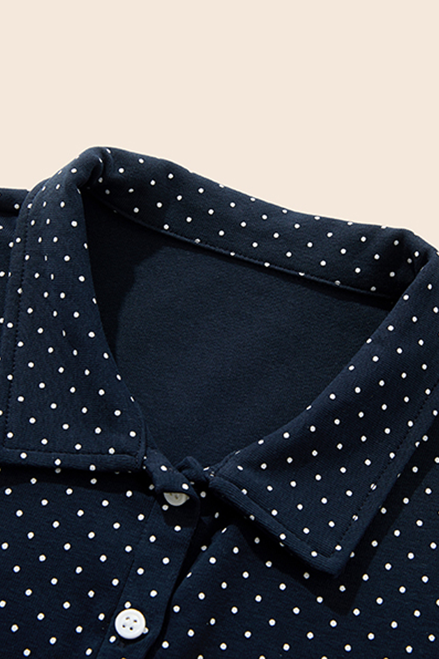 Cap Sleeve Polka Dot Blouse|yescci-YESCCI.com