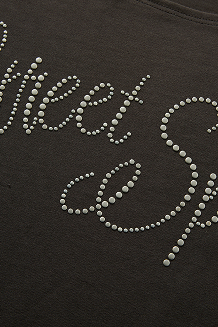 Casual Off-Shoulder Rhinestone Tee|yescci-YESCCI.com