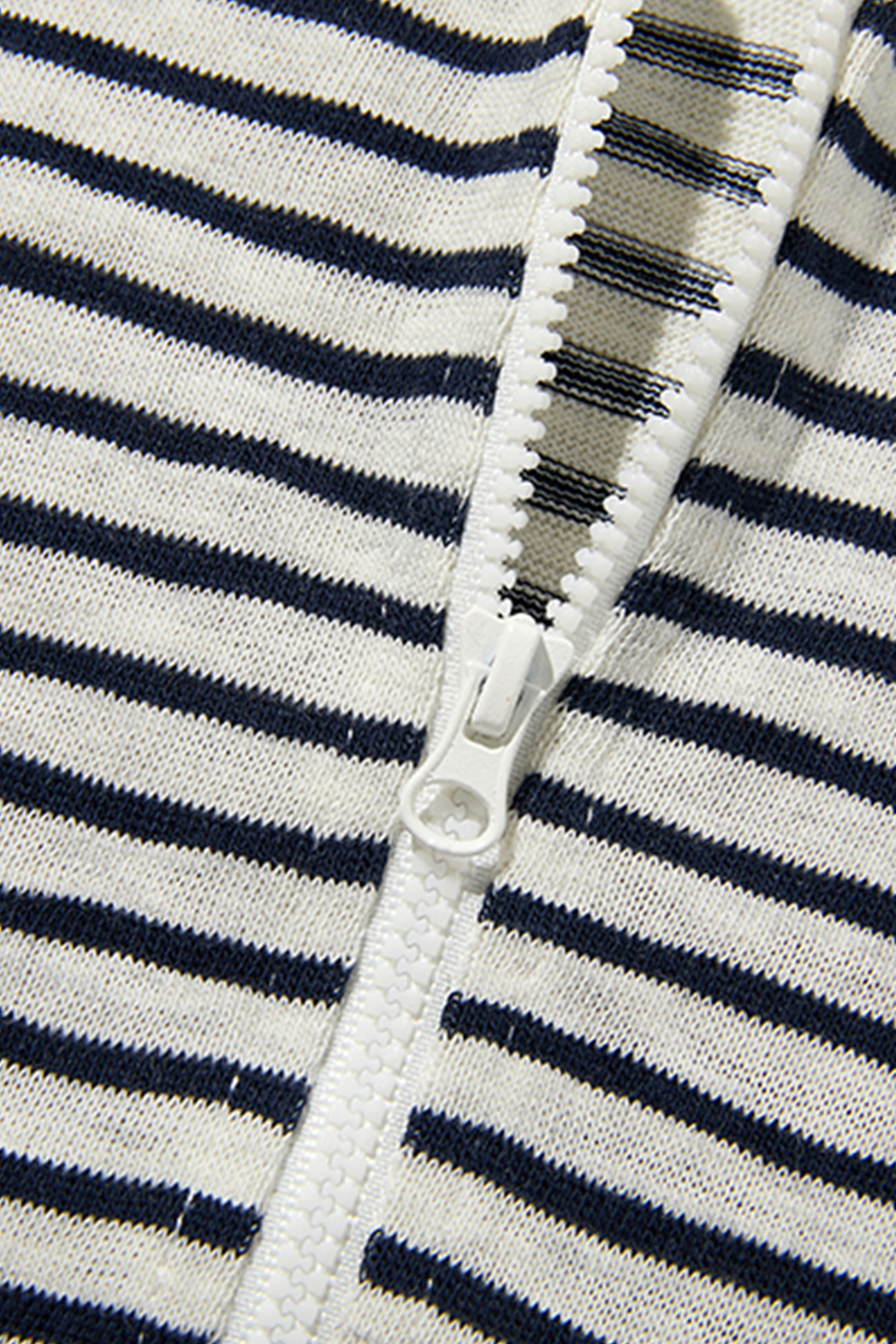 Slim Fit Striped Long Sleeve Hoodie|yescci