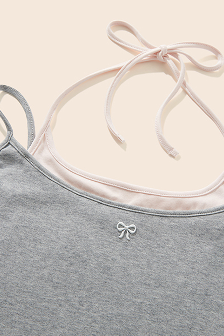 Layered-Look Halter Tank Top|yescci-YESCCI.com