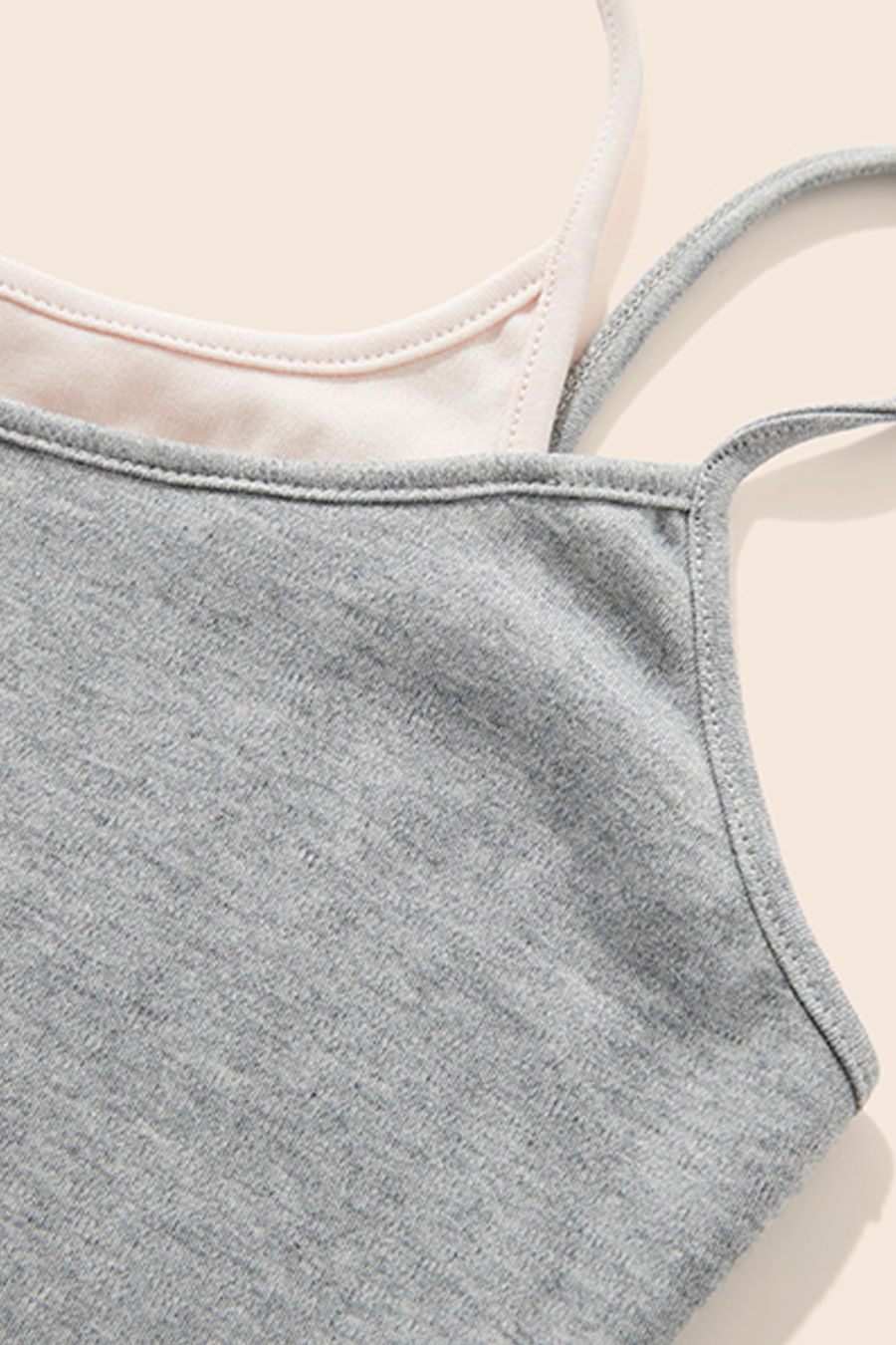 Layered-Look Halter Tank Top|yescci-YESCCI.com