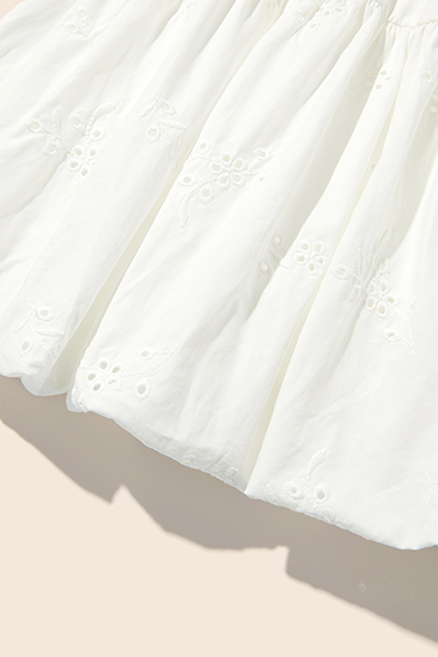Sweet White Tiered Ruffle Skirt|yescci-YESCCI.com