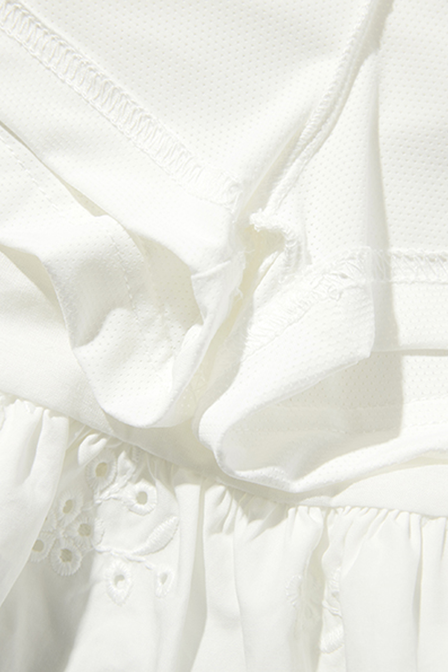 Sweet White Tiered Ruffle Skirt|yescci-YESCCI.com