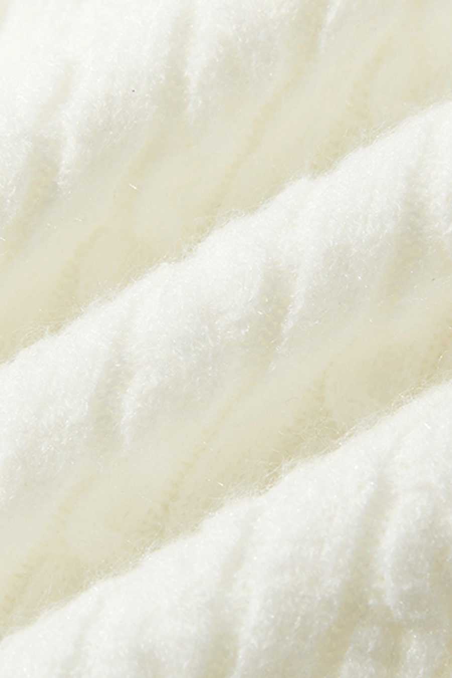 Lace Trim Collared Knit Cardigan|yescci-YESCCI.com