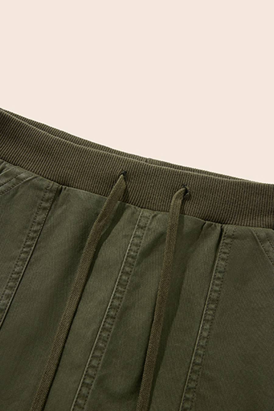 Elastic Waist Utility Mini Skirt|yescci-YESCCI.com