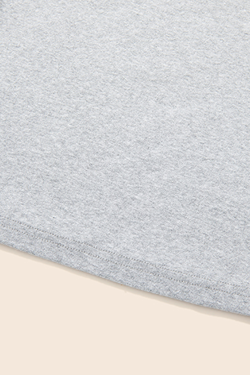 Lace Trim Off-Shoulder Tee|yescci-YESCCI.com
