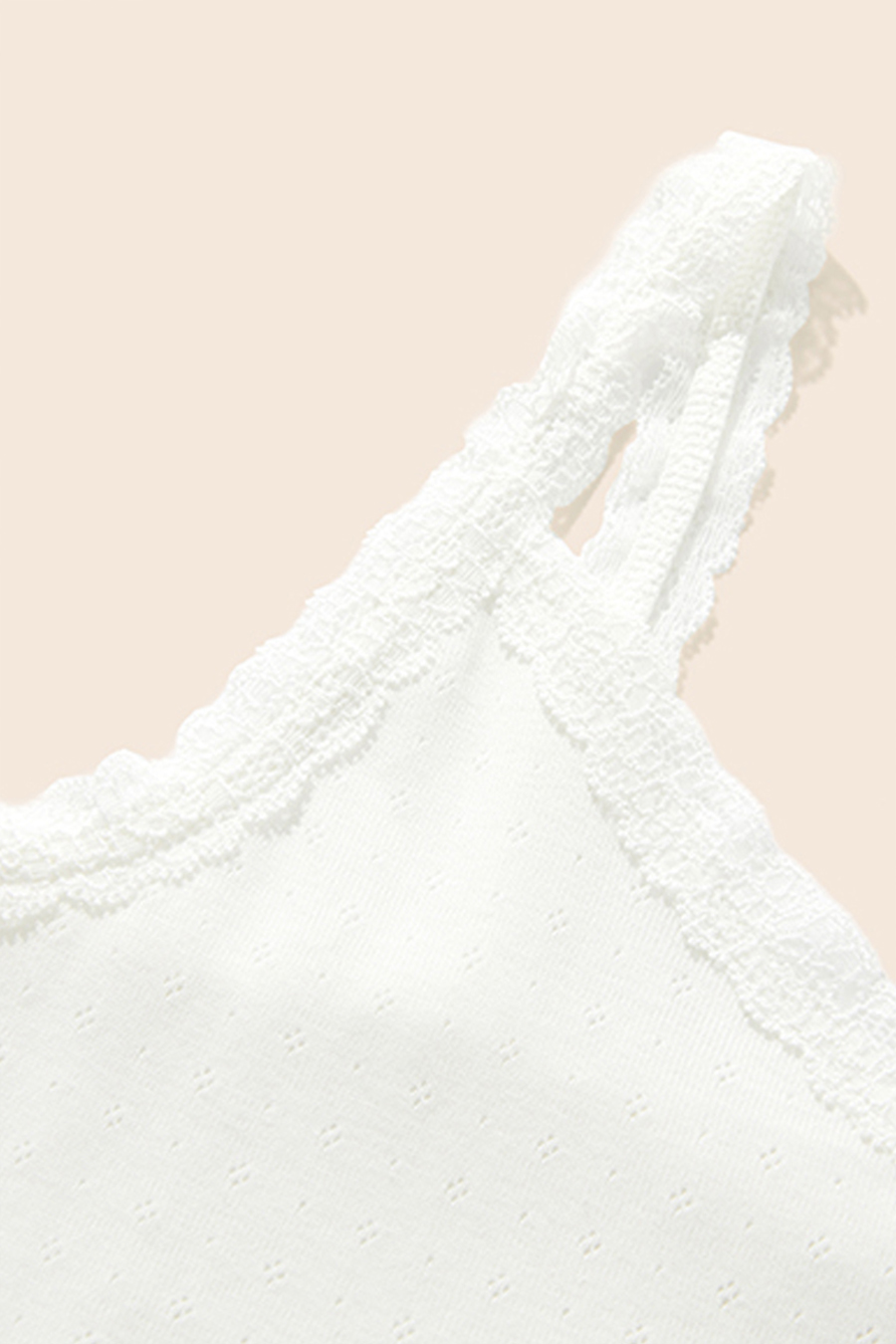 V-Neck Lace Camisole|yescci-YESCCI.com