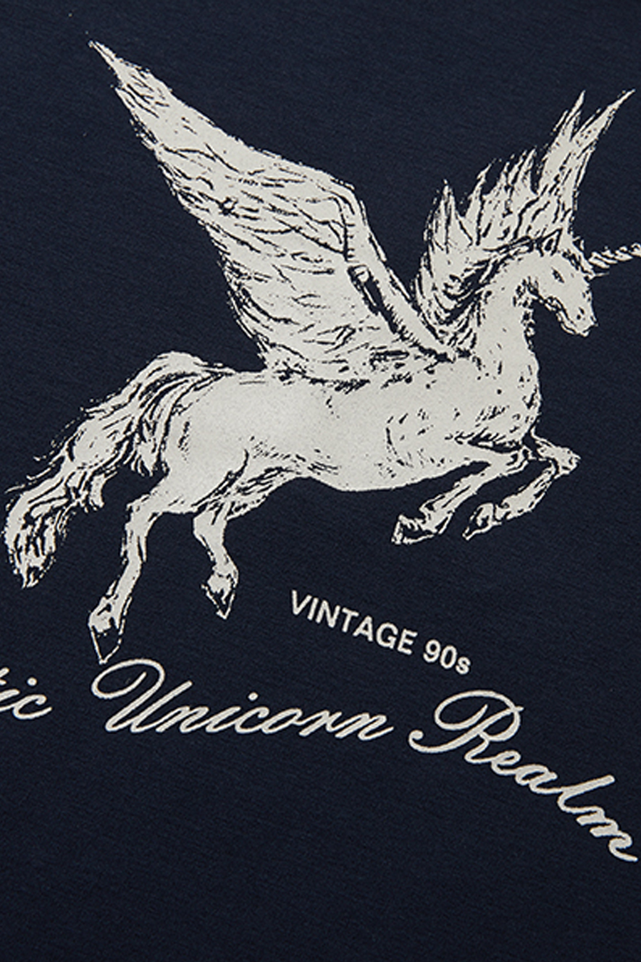 Pegasus Print Off-Shoulder T-Shirt|yescci-YESCCI.com