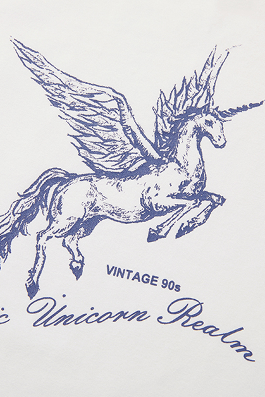 Pegasus Print Off-Shoulder T-Shirt|yescci-YESCCI.com