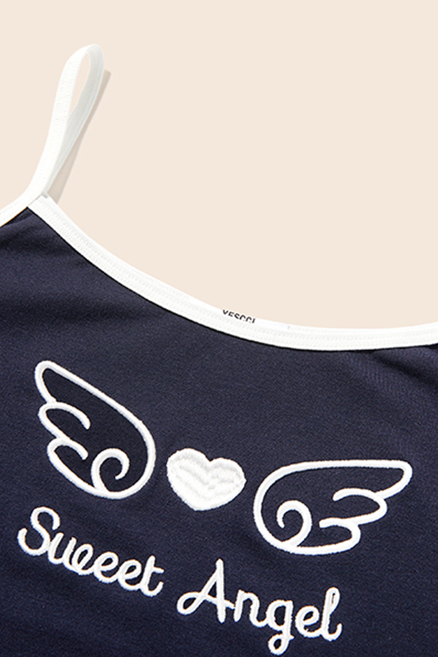 Retro Angel Letter Print Tank|yescci-YESCCI.com