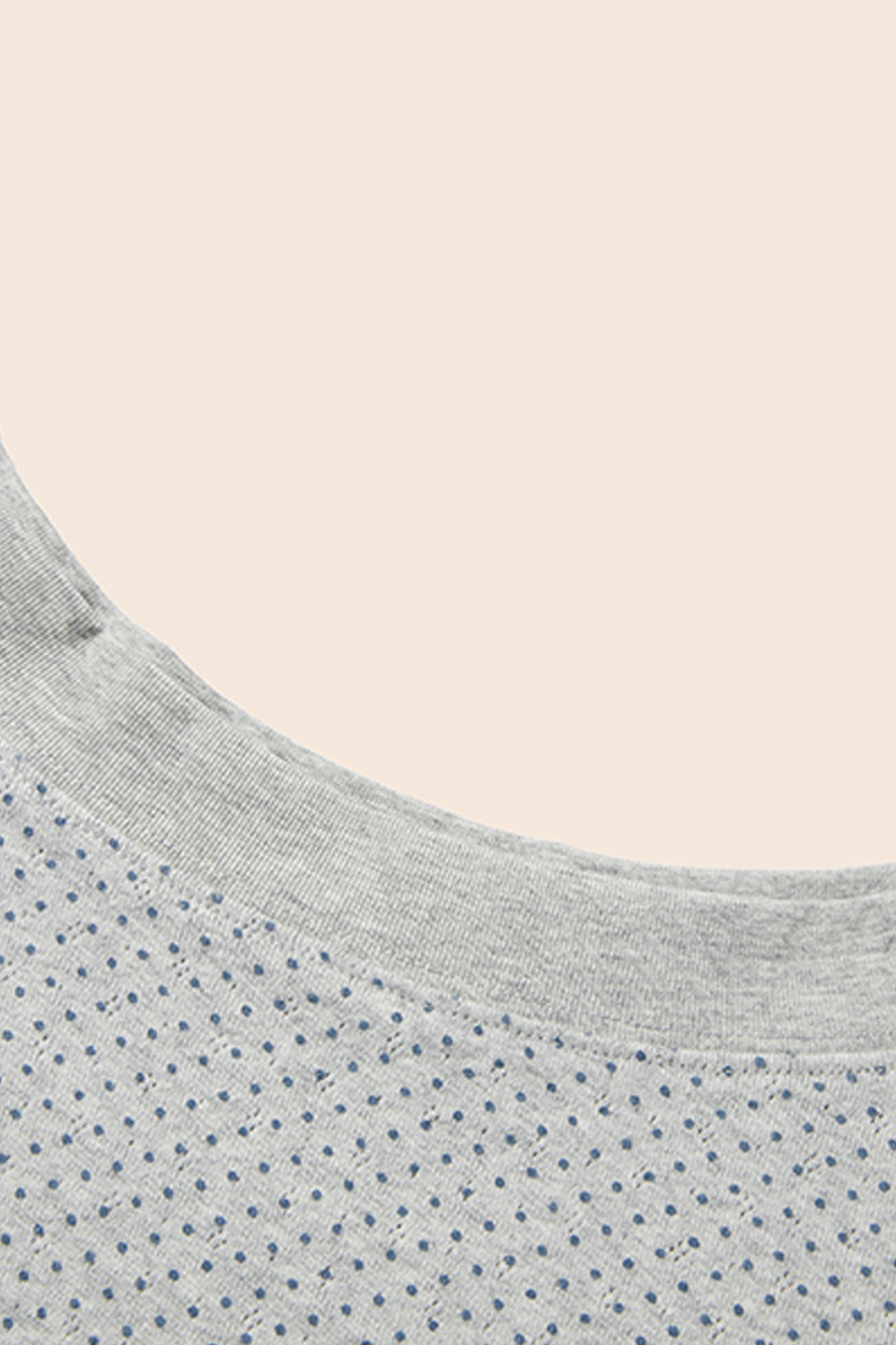 Off-Shoulder Polka Dot T-Shirt|yescci-YESCCI.com