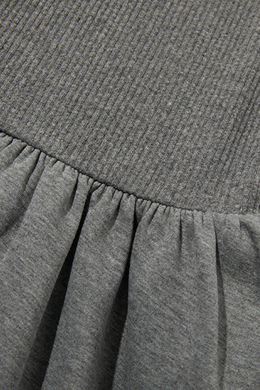 Buttoned Polo Flare Dress|yescci