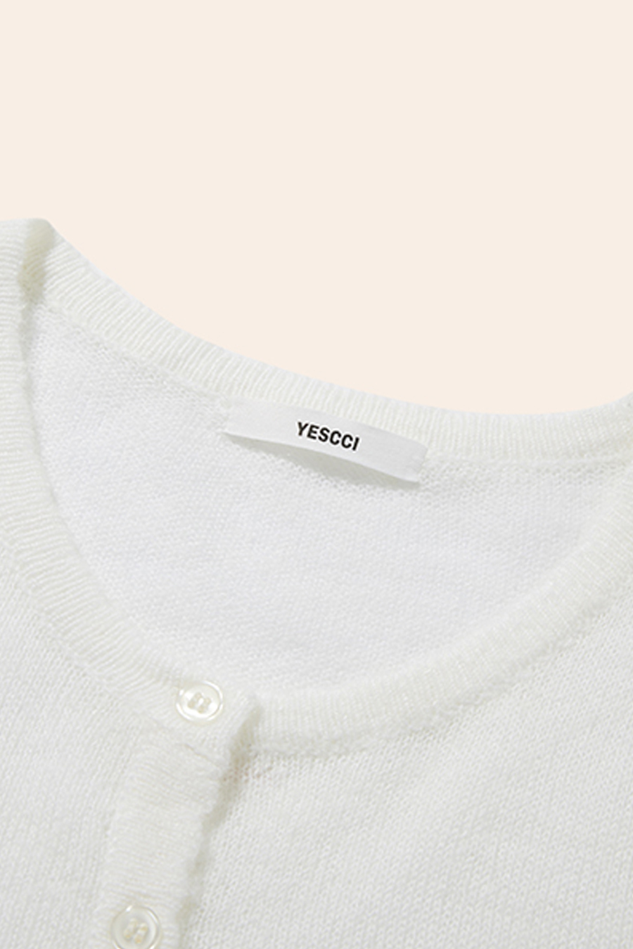 Delicate Scallop Edge Knit Top|yescci-YESCCI.com