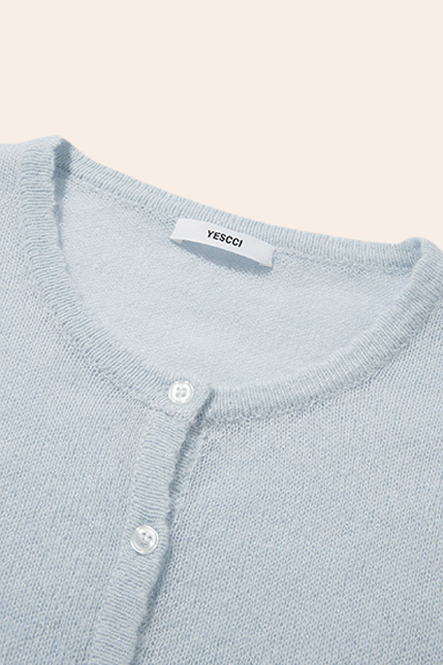 Delicate Scallop Edge Knit Top|yescci-YESCCI.com
