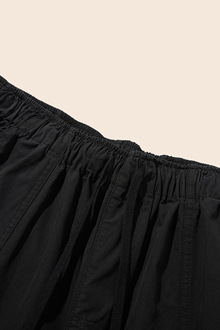 Drawstring Waist Wide Leg Pants|yescci-YESCCI.com