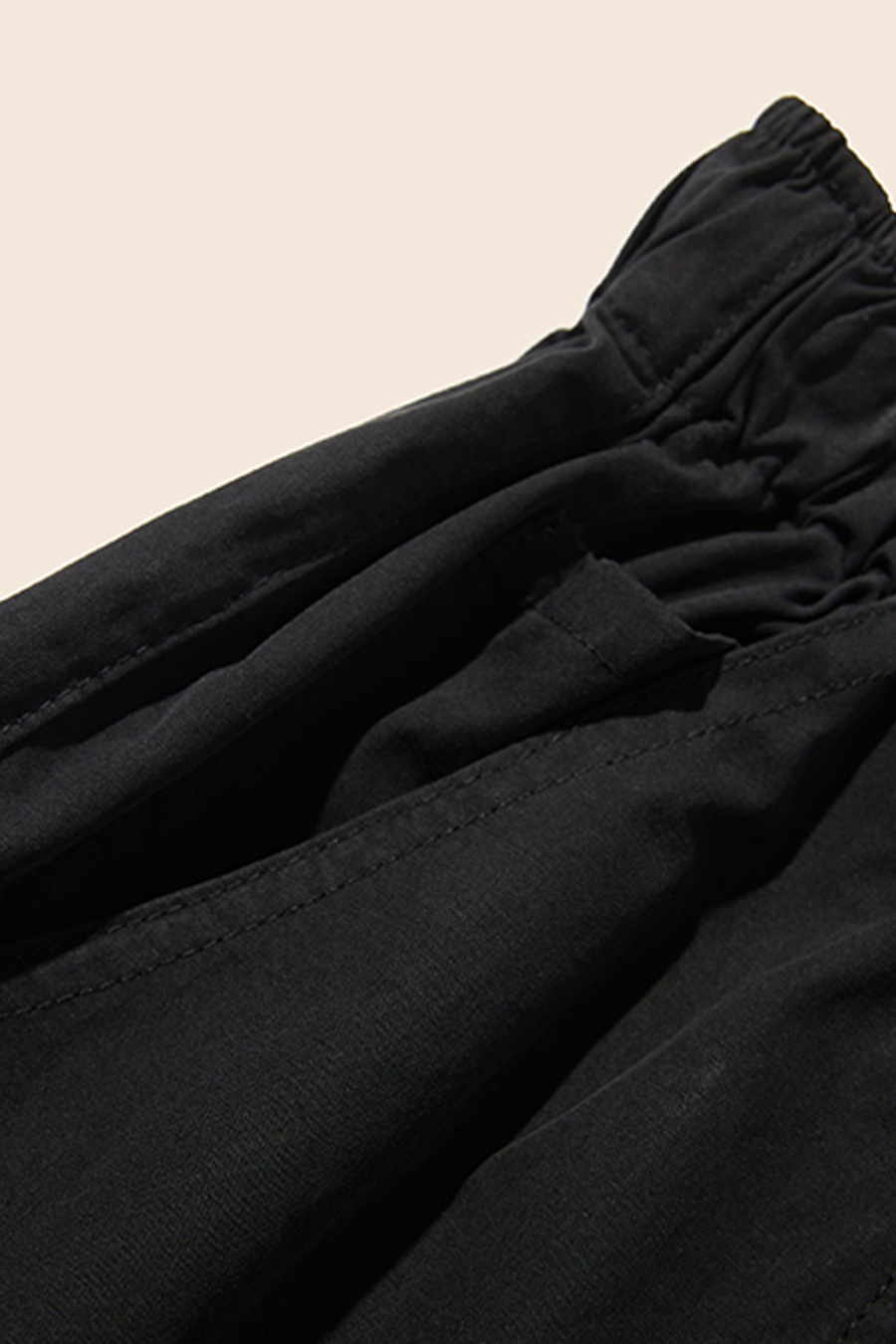 Drawstring Waist Wide Leg Pants|yescci-YESCCI.com