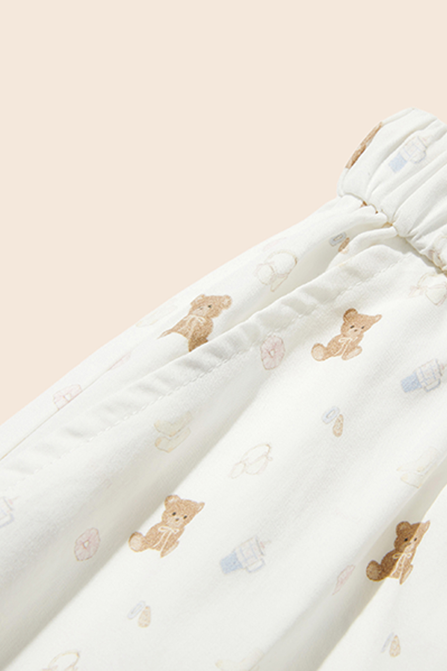 Bear Print Casual Pants|yescci