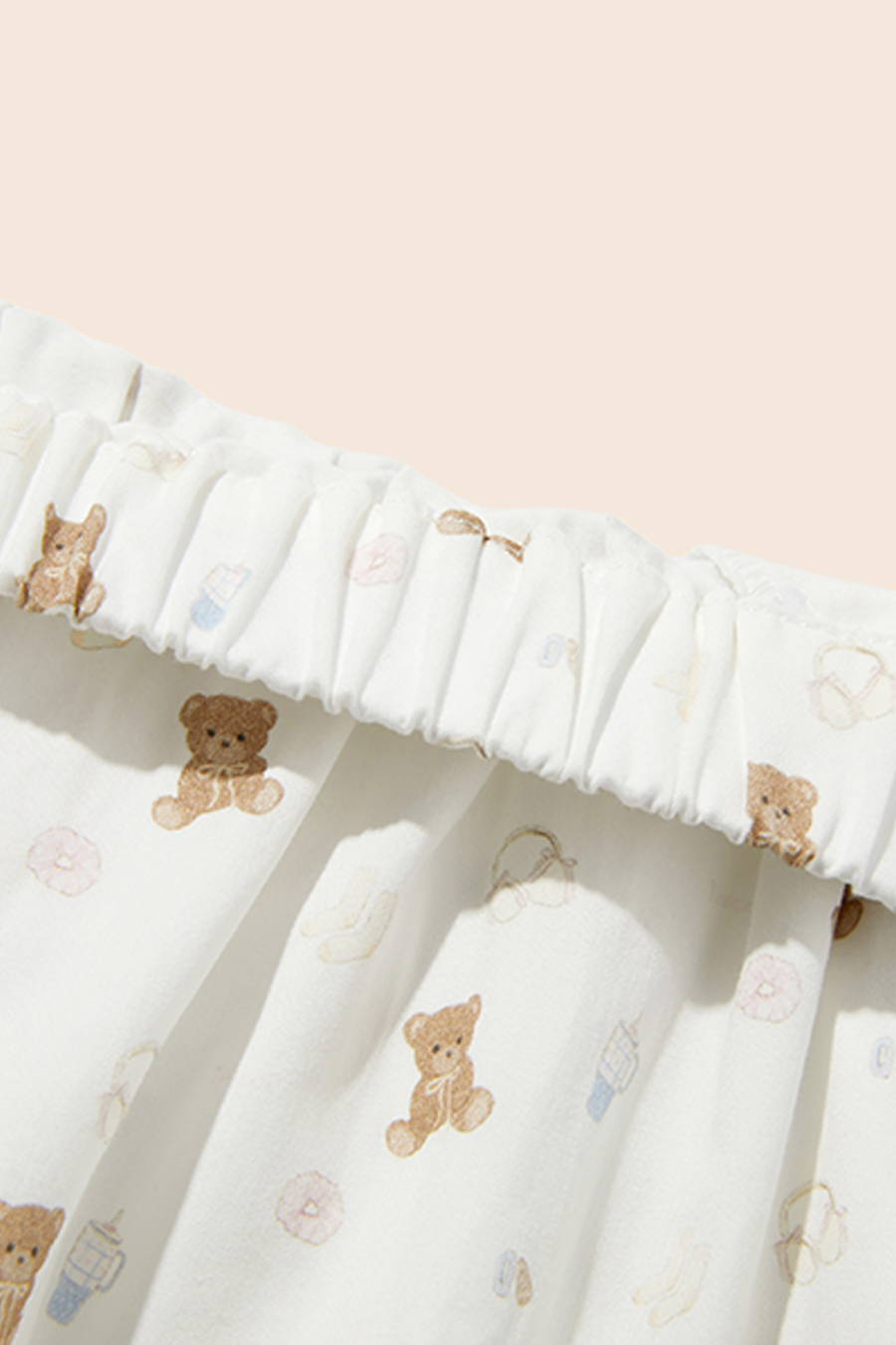 Bear Print Casual Pants|yescci
