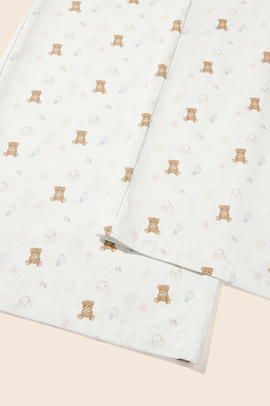 Bear Print Casual Pants|yescci
