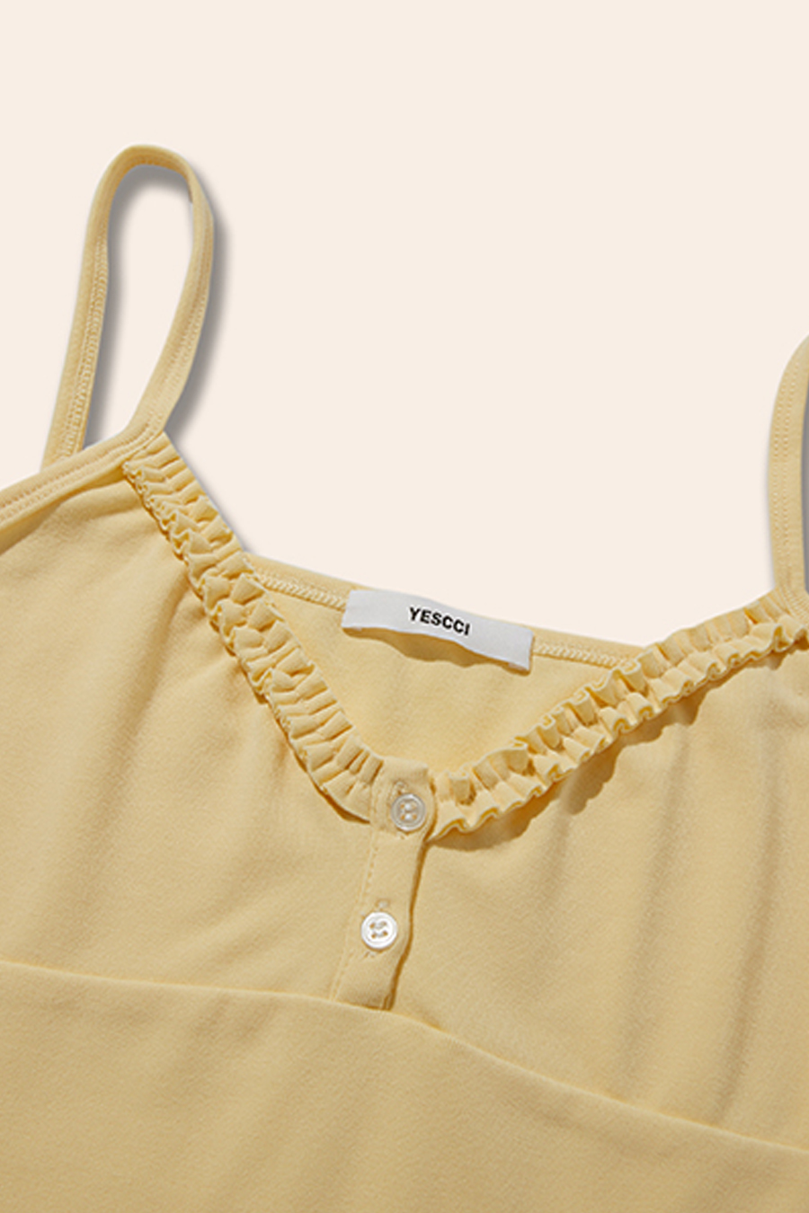 Lace Trim Tank Top|yescci-YESCCI.com