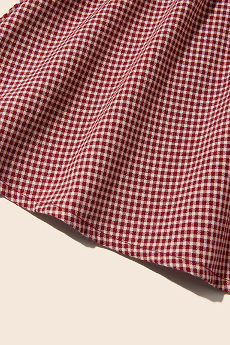 Vintage Plaid Tiered Skirt|yescci-YESCCI.com