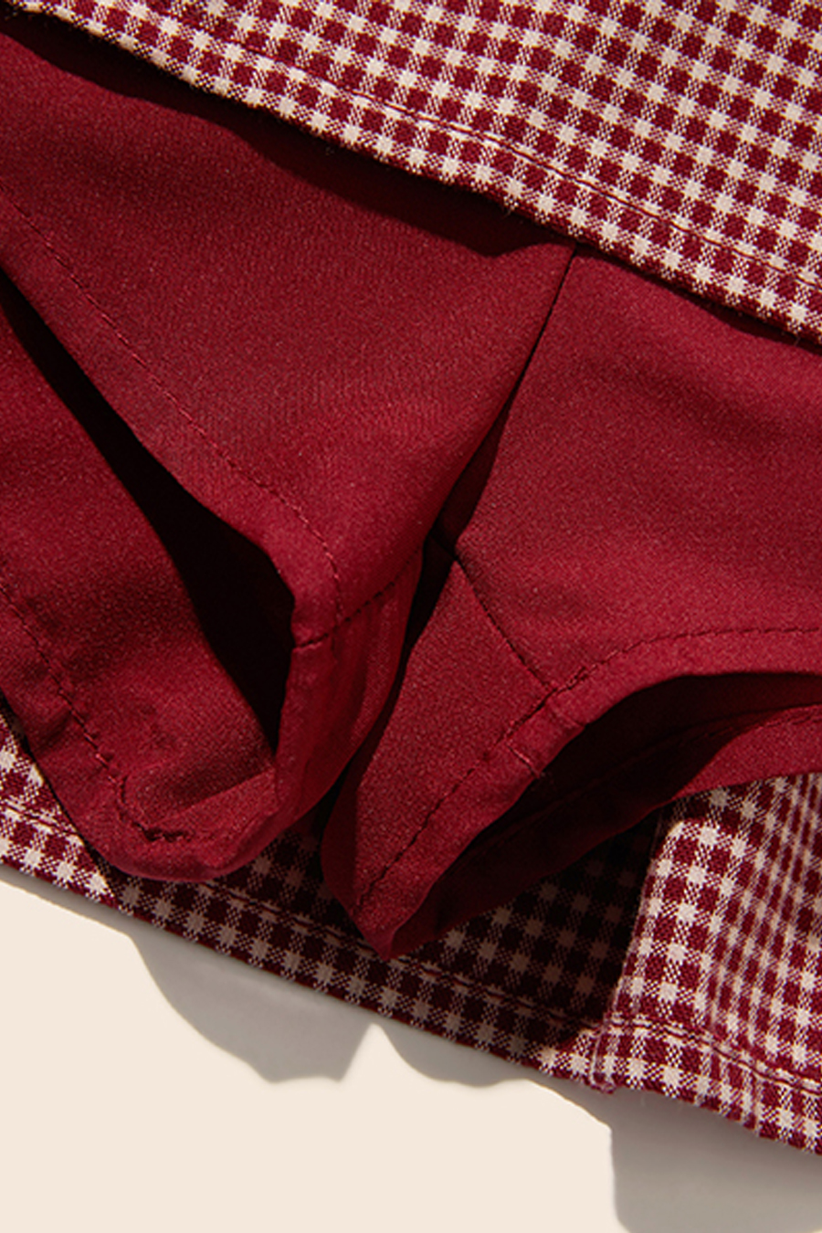 Vintage Plaid Tiered Skirt|yescci-YESCCI.com