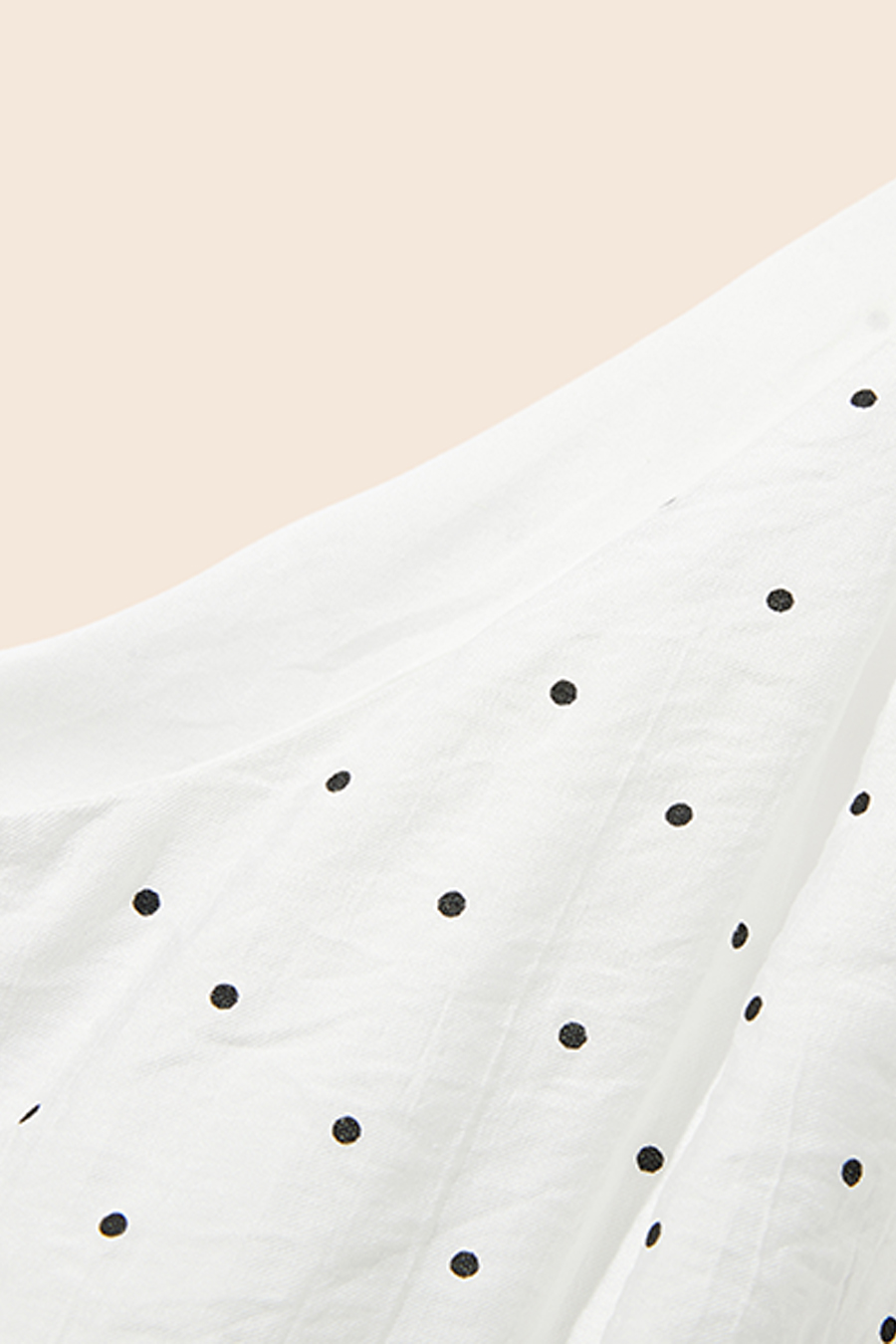 Polka Dot Off-Shoulder Top|yescci