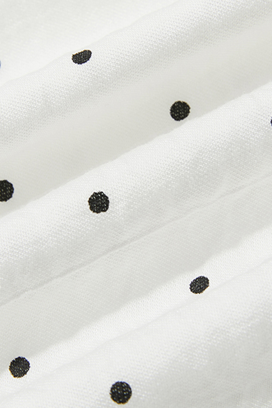 Polka Dot Off-Shoulder Top|yescci