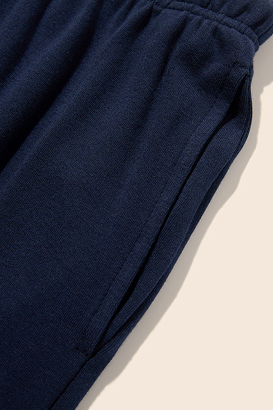 Blue Printed Casual Pants|yescci-YESCCI.com
