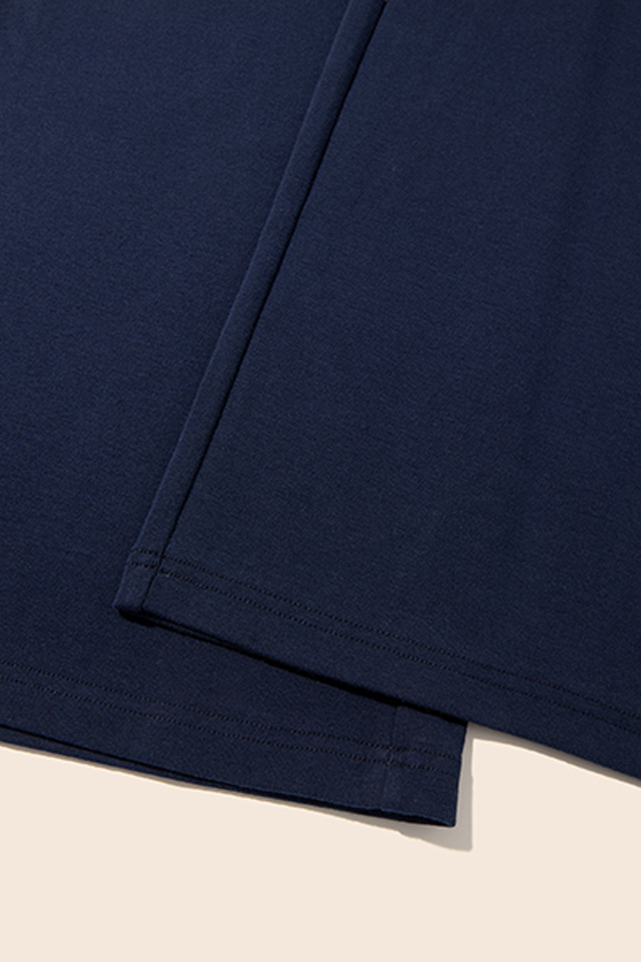 Blue Printed Casual Pants|yescci-YESCCI.com