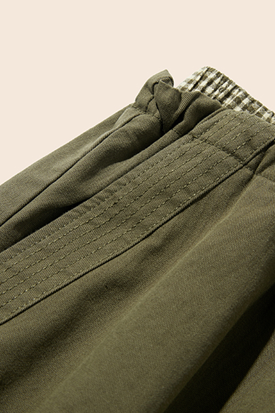Elastic Waist Cargo Pants|yescci-YESCCI.com