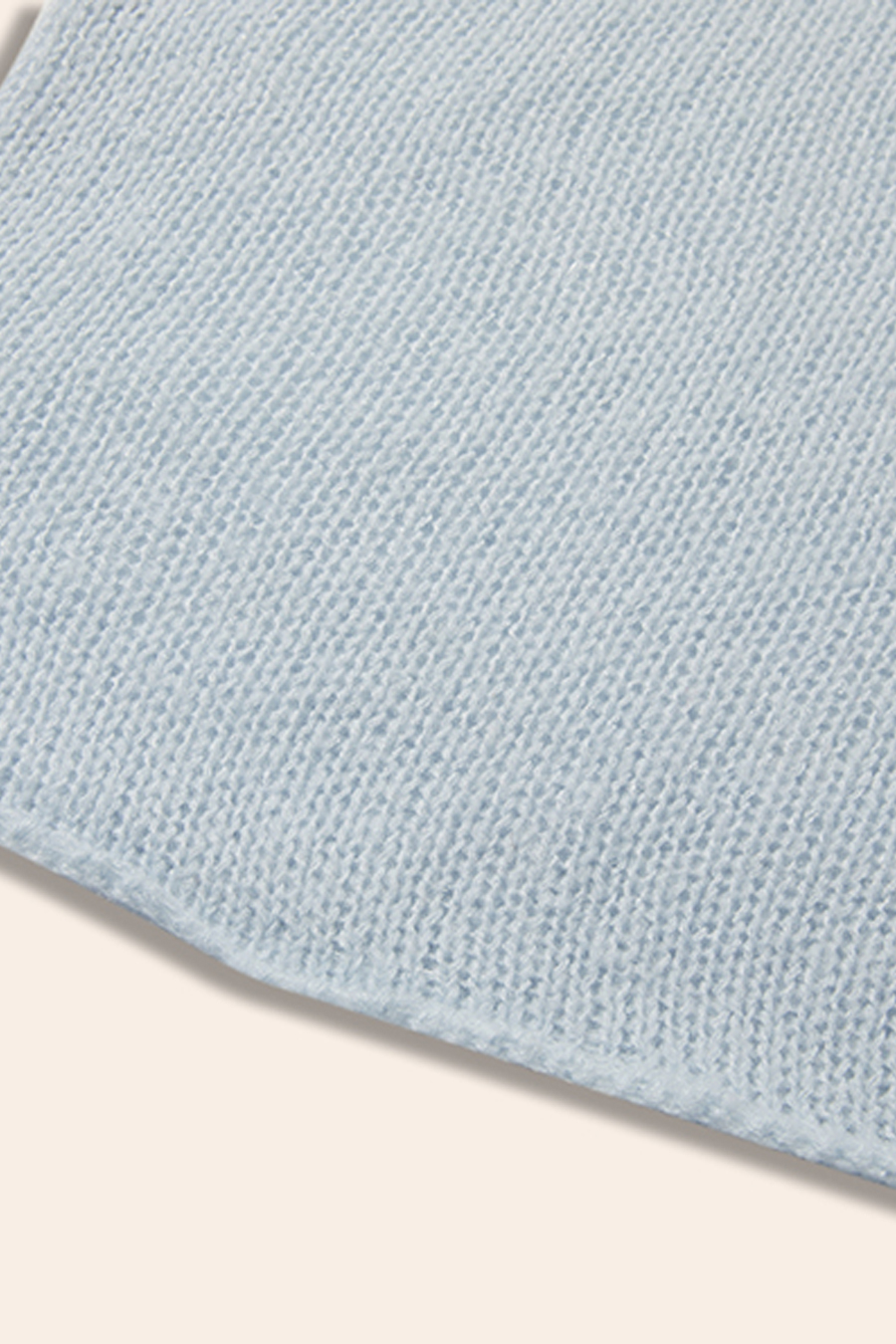 Blue Knit Sweater|yescci-YESCCI.com