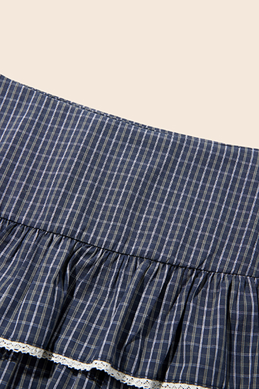 Preppy Style Plaid Ruffle Skirt|yescci-YESCCI.com