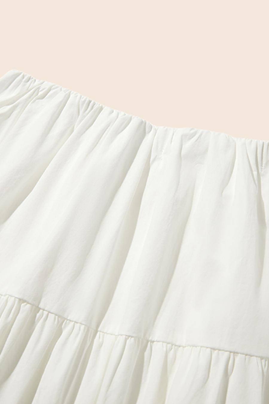 Tiered Lace Hem Maxi Skirt|yescci