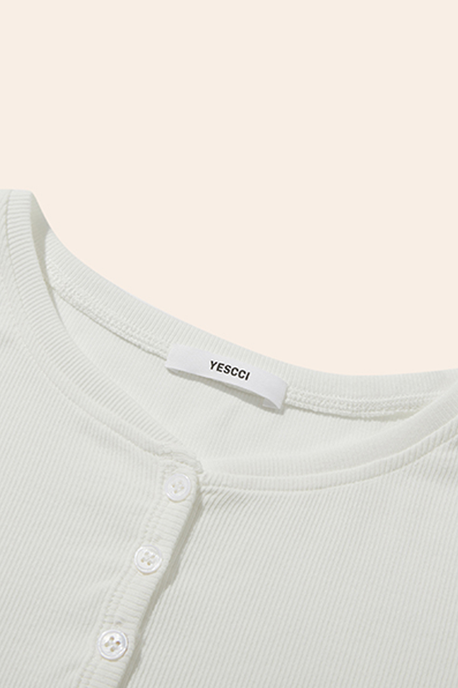 Half-Button Slim Fit Blouse|yescci-YESCCI.com