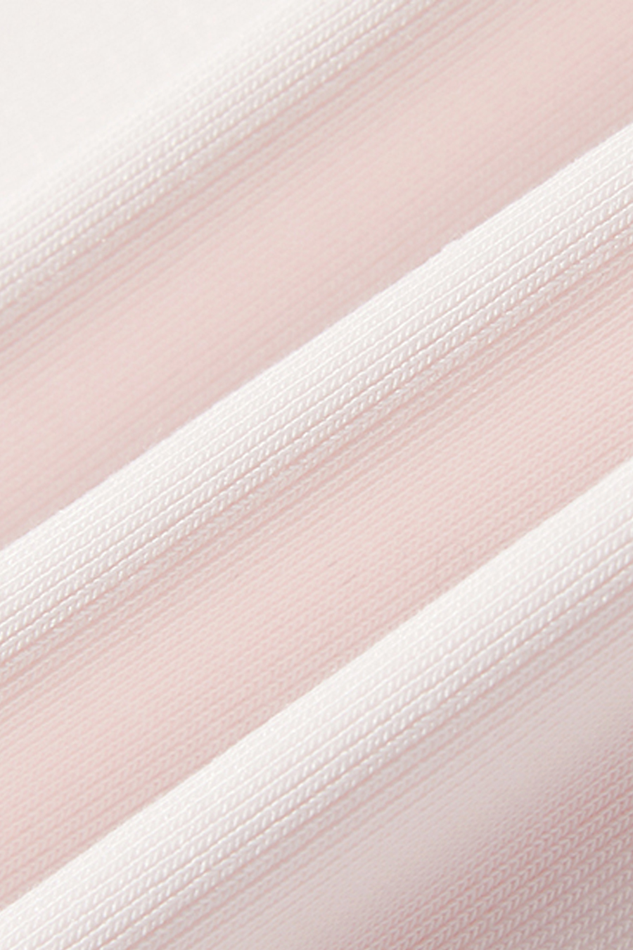 Fitted Striped Panel V-Neck Tee|yescci-YESCCI.com