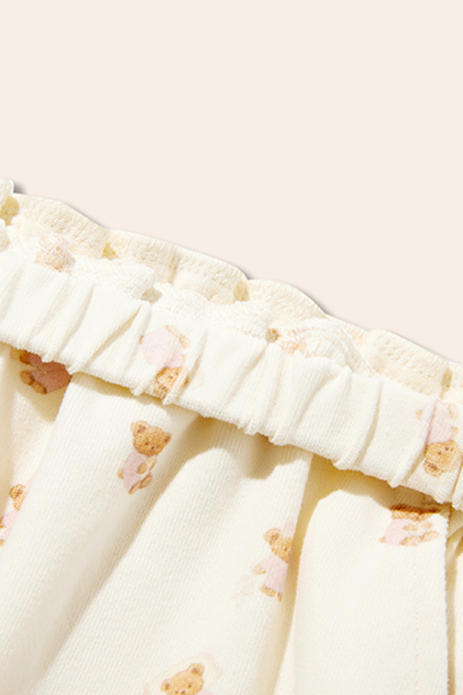 Bear Print Casual Pants|yescci-YESCCI.com