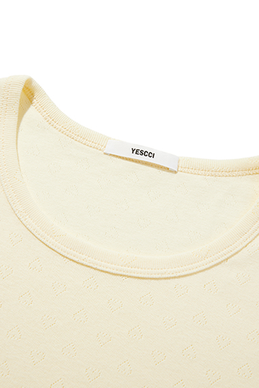 Lace Trim T-Shirt|yescci-YESCCI.com