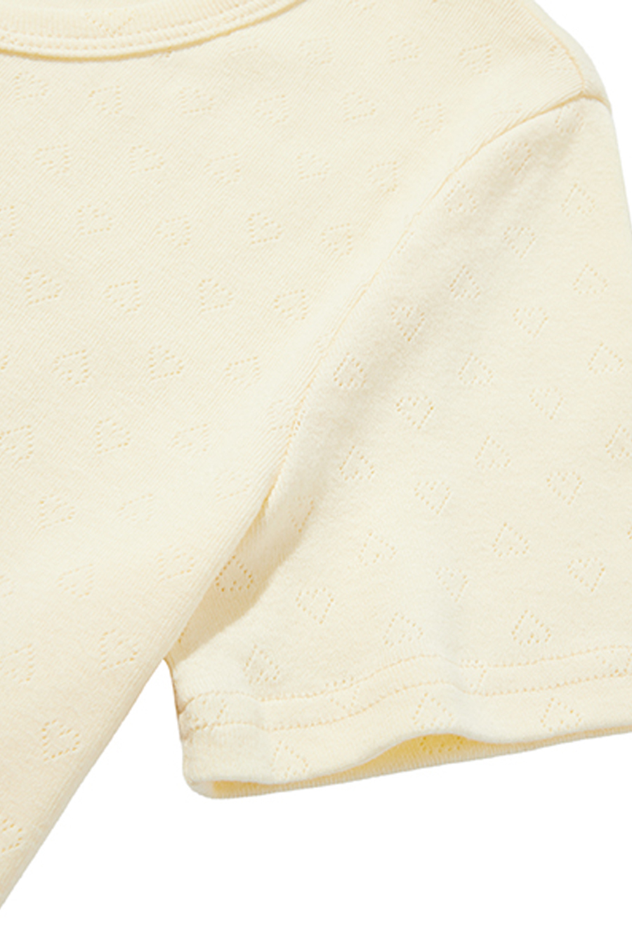 Lace Trim T-Shirt|yescci-YESCCI.com