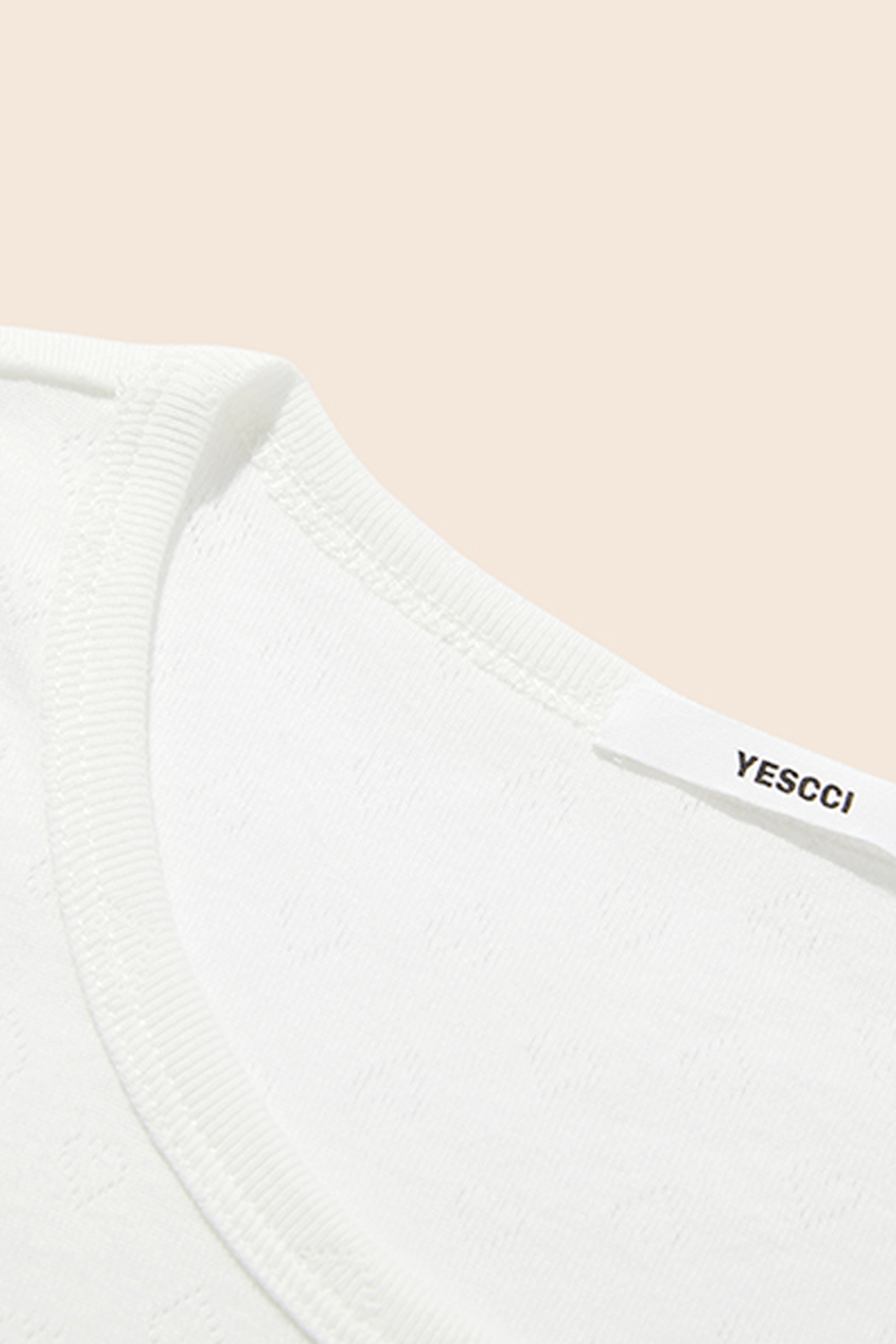 Lace Trim T-Shirt|yescci-YESCCI.com