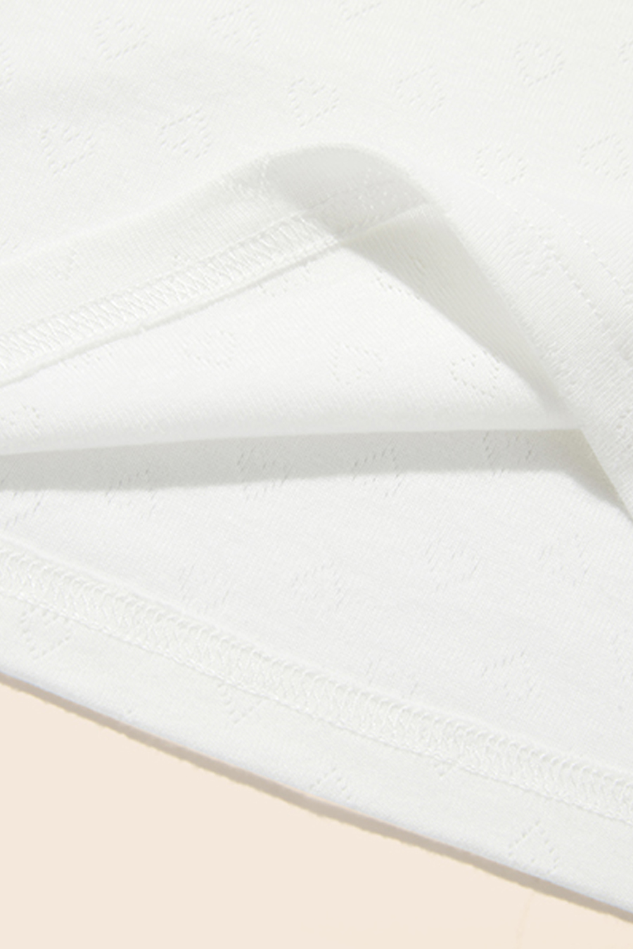 Lace Trim T-Shirt|yescci-YESCCI.com