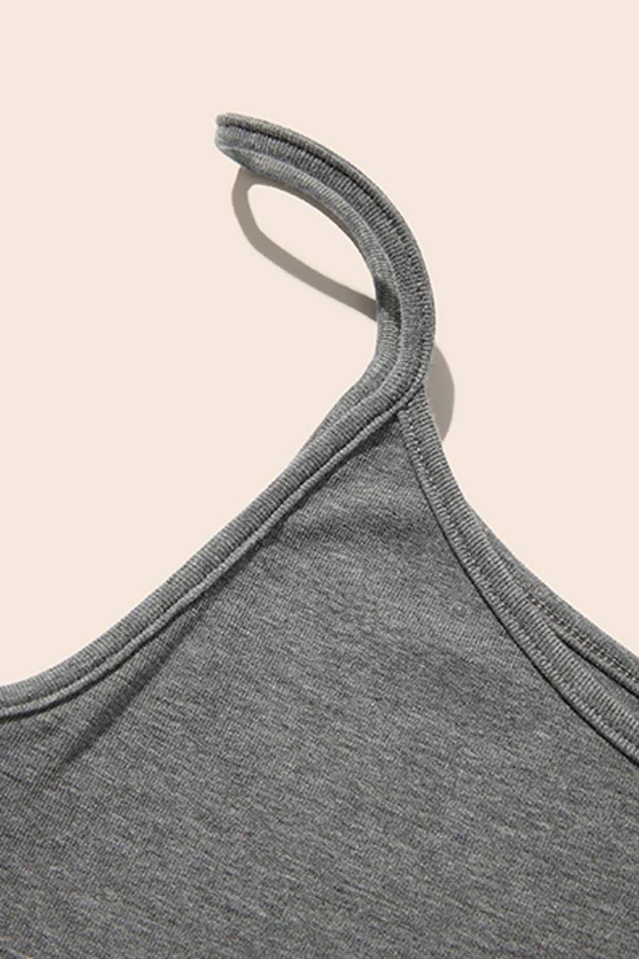Henley Neck Cami Top|yescci-YESCCI.com
