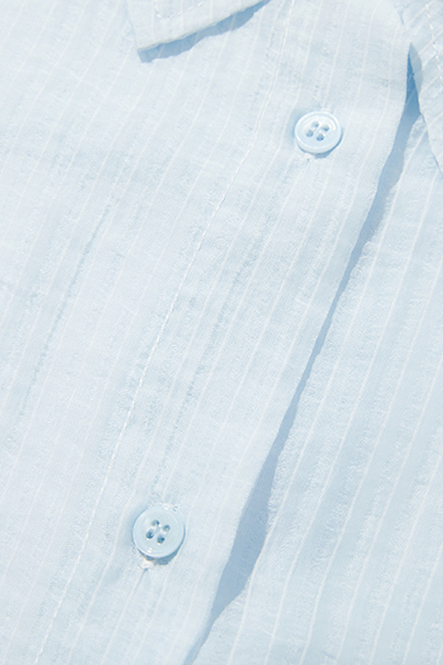Stripe Long Sleeve Shirt|yescci-YESCCI.com