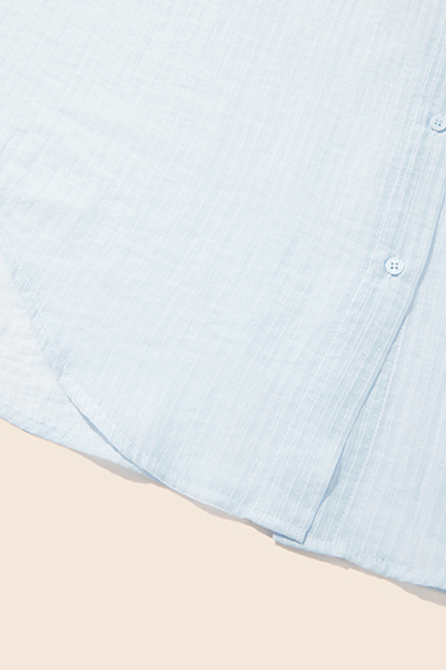Stripe Long Sleeve Shirt|yescci-YESCCI.com