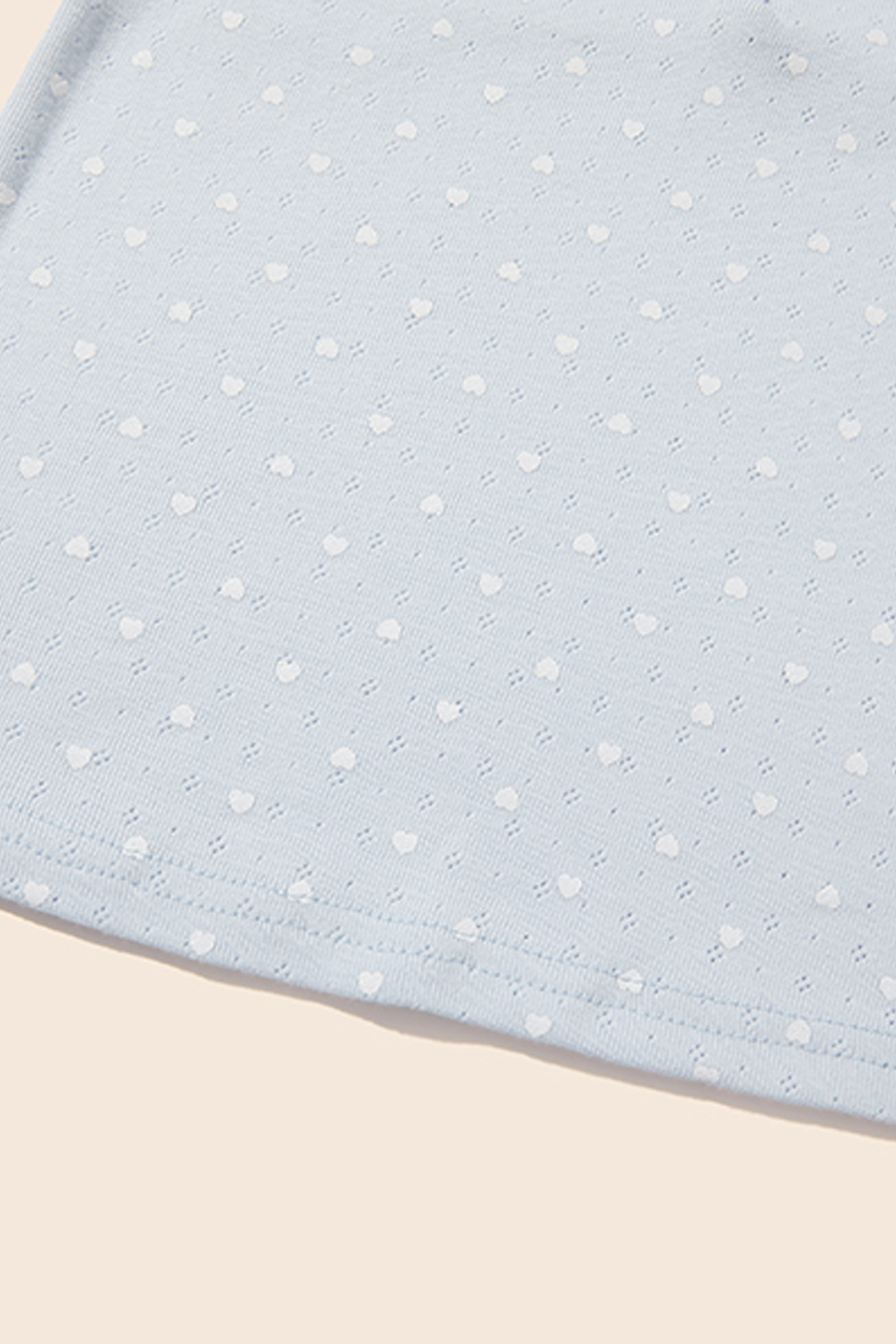 Polka Dot Faux Two-Piece T-Shirt|yescci-YESCCI.com