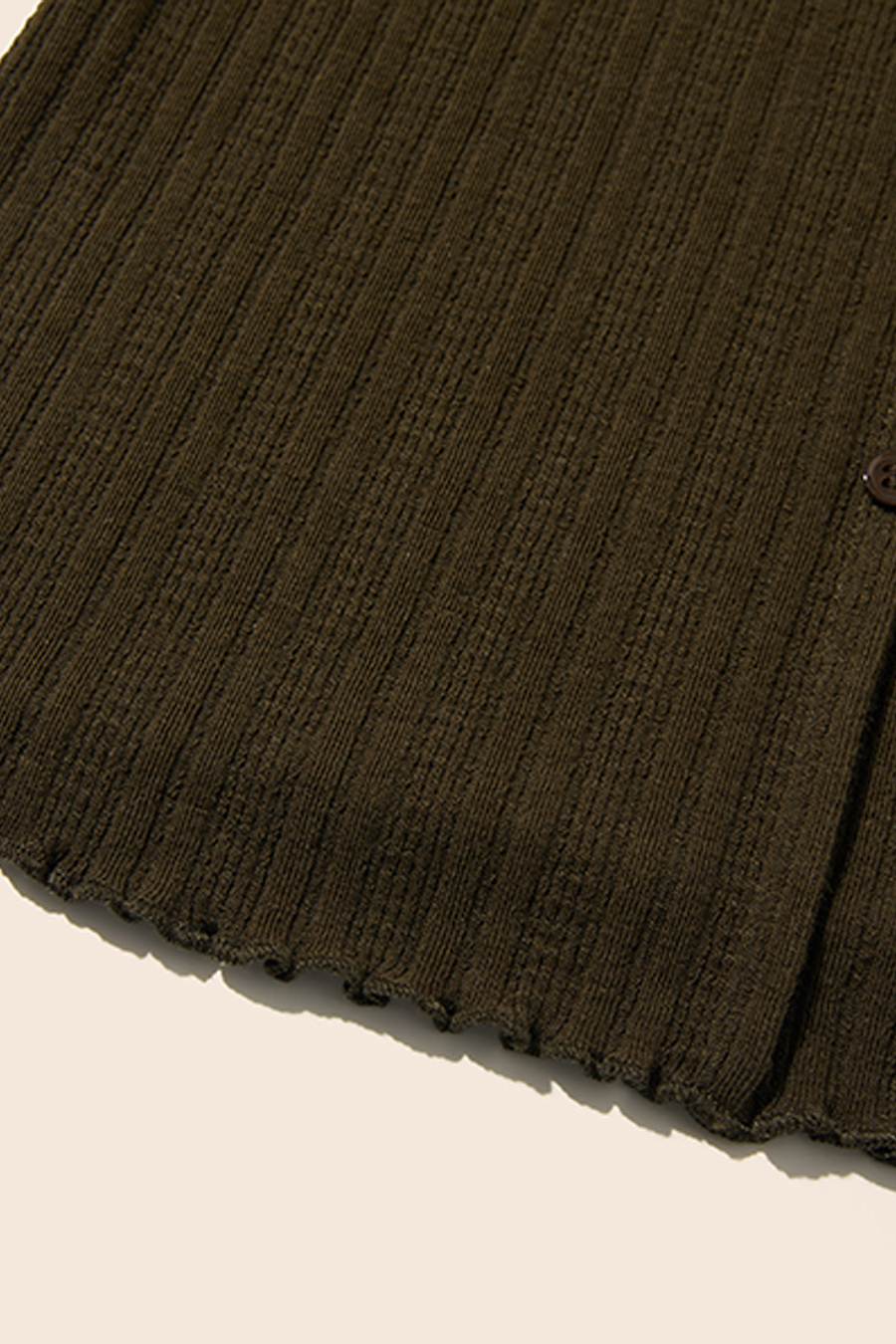 Lace Trim Knit Top|yescci-YESCCI.com