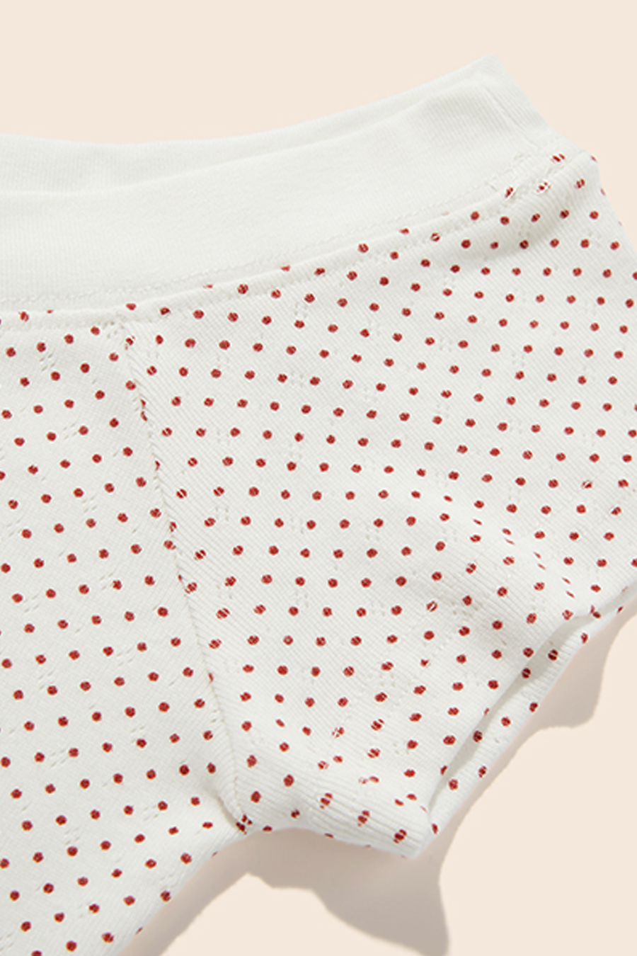 Off-Shoulder Polka Dot T-Shirt|yescci-YESCCI.com