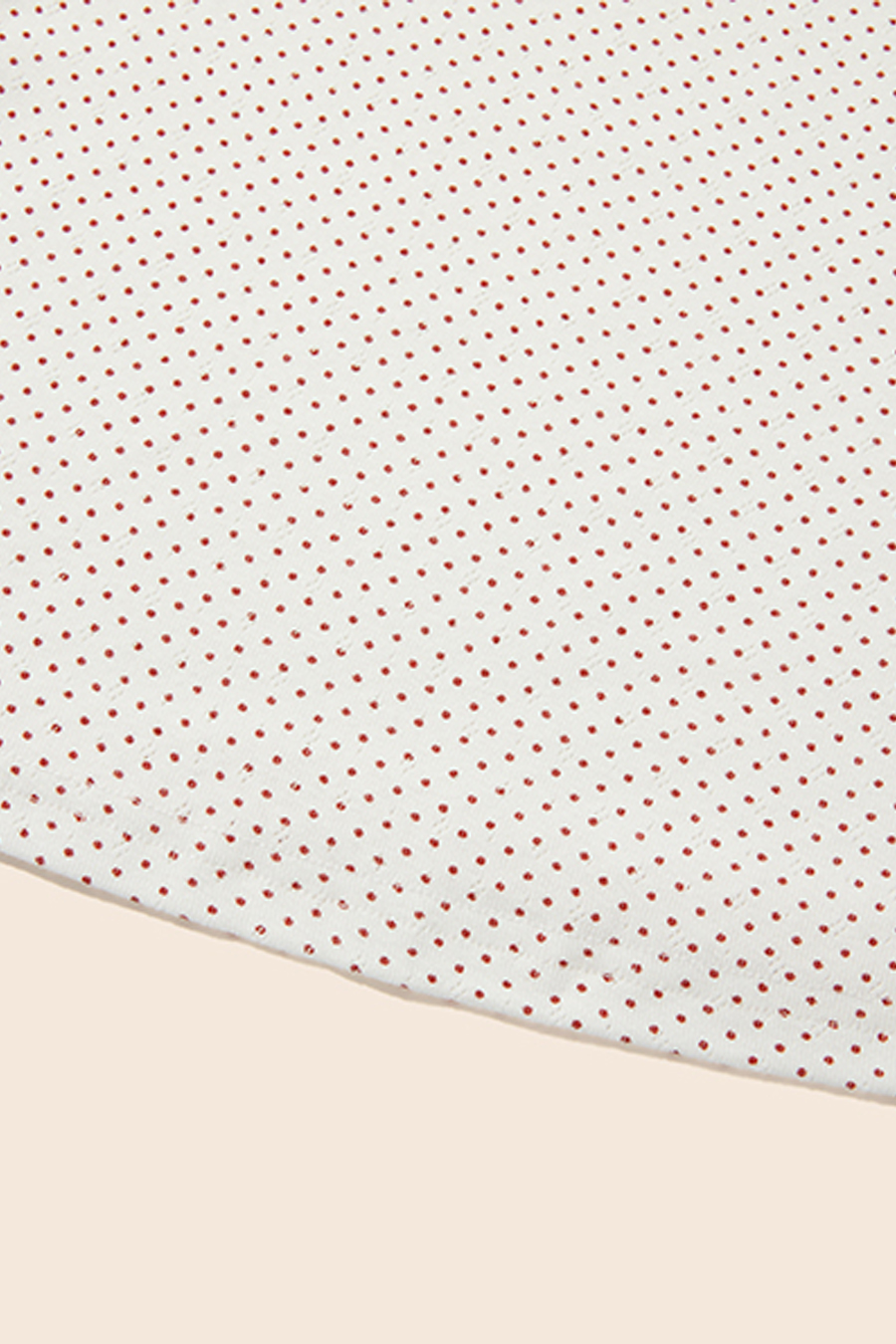 Off-Shoulder Polka Dot T-Shirt|yescci-YESCCI.com