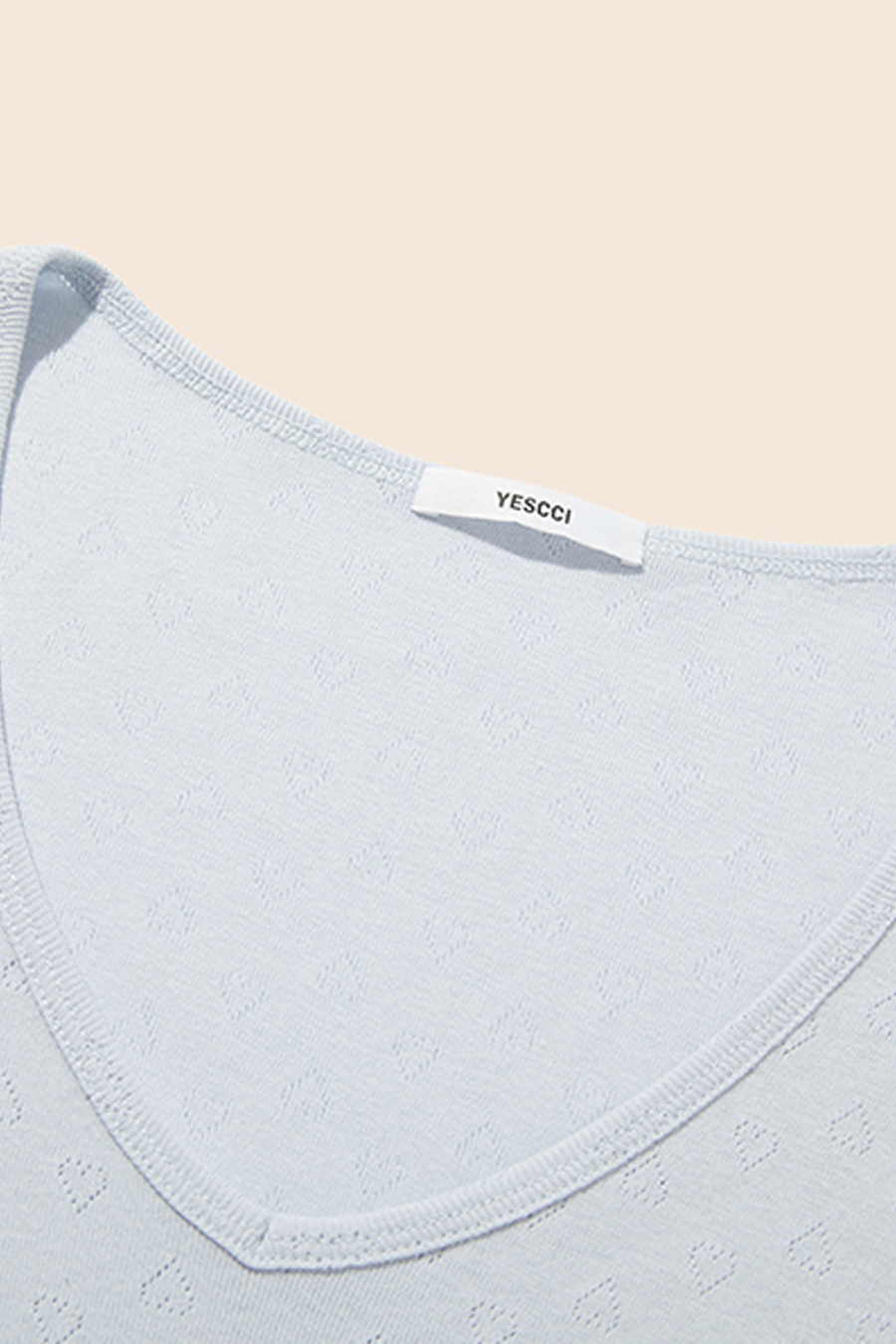 Form-Fit V-Neck T-Shirt|yescci-YESCCI.com