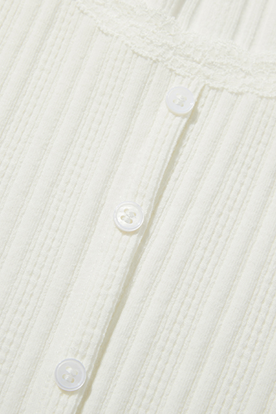 Lace Trim Knit Top|yescci-YESCCI.com